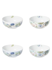 Designers Guild Porcelaine De Chine Pasta Cereal Bowls Set Of 4 - Image 1 of 6