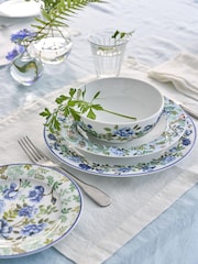 Designers Guild Porcelaine De Chine Pasta Cereal Bowls Set Of 4 - Image 3 of 6