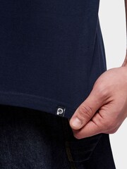 Penfield Blue Mens Relaxed Fit Mountain Scene Back Graphic 100% Cotton T-Shirt - Image 3 of 7