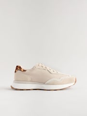 Animal Print Forever Comfort® Chunky Sole Lace-Up Trainers - Image 2 of 6