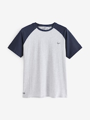 Threadbare Blue Short Sleeve Cotton Blend Pyjamas Set 2 Pack - Image 5 of 8