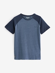 Threadbare Blue Short Sleeve Cotton Blend Pyjamas Set 2 Pack - Image 7 of 8