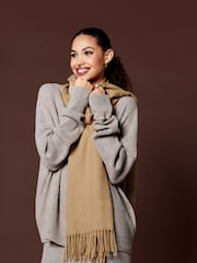 Katie Loxton Tan Blanket Scarf - Image 1 of 3