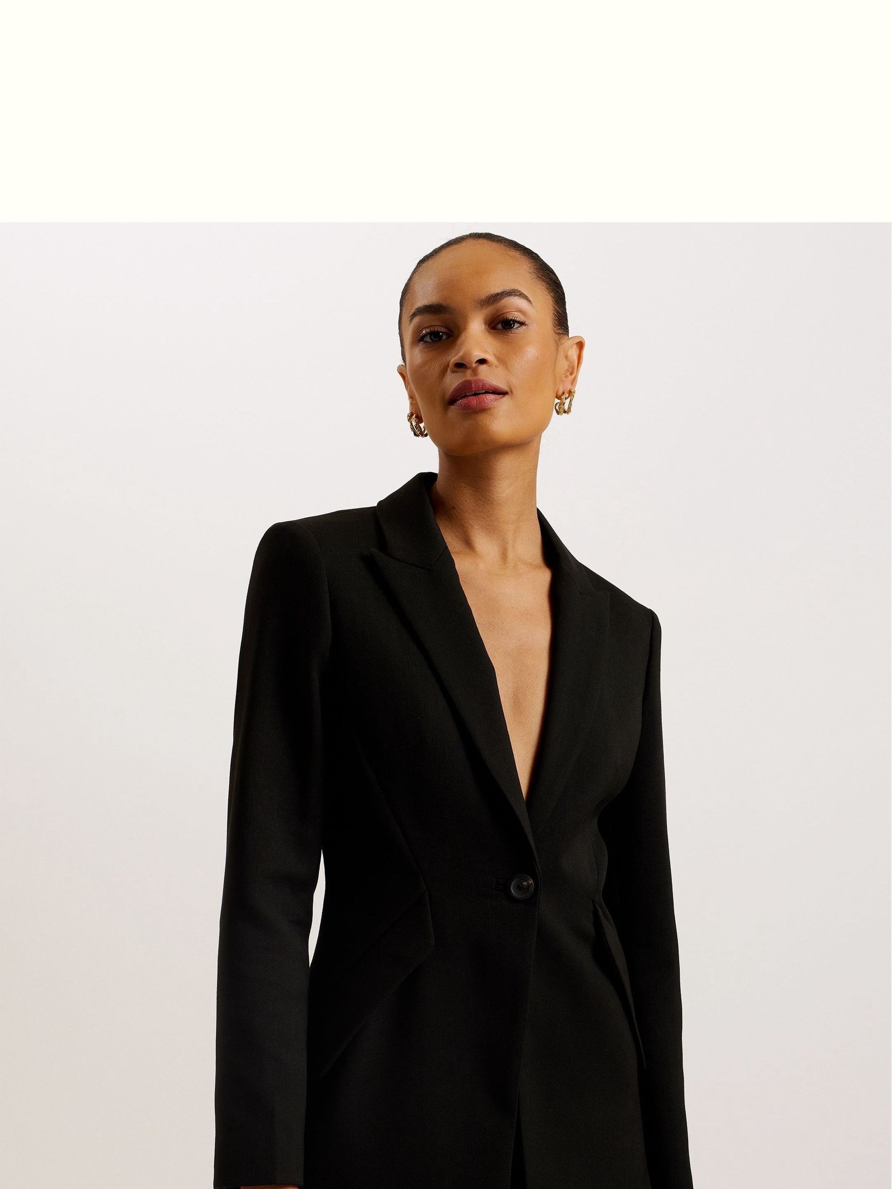 Buy Ted Baker Black Manabu Single Breasted Tailored Blazer from Next Luxembourg