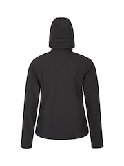 Svart - Mountain Warehouse Womens Exodus vanntett Softshell Jakke - Bilde 4 av 5