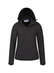 Svart - Mountain Warehouse Womens Exodus vanntett Softshell Jakke - Bilde 5 av 5