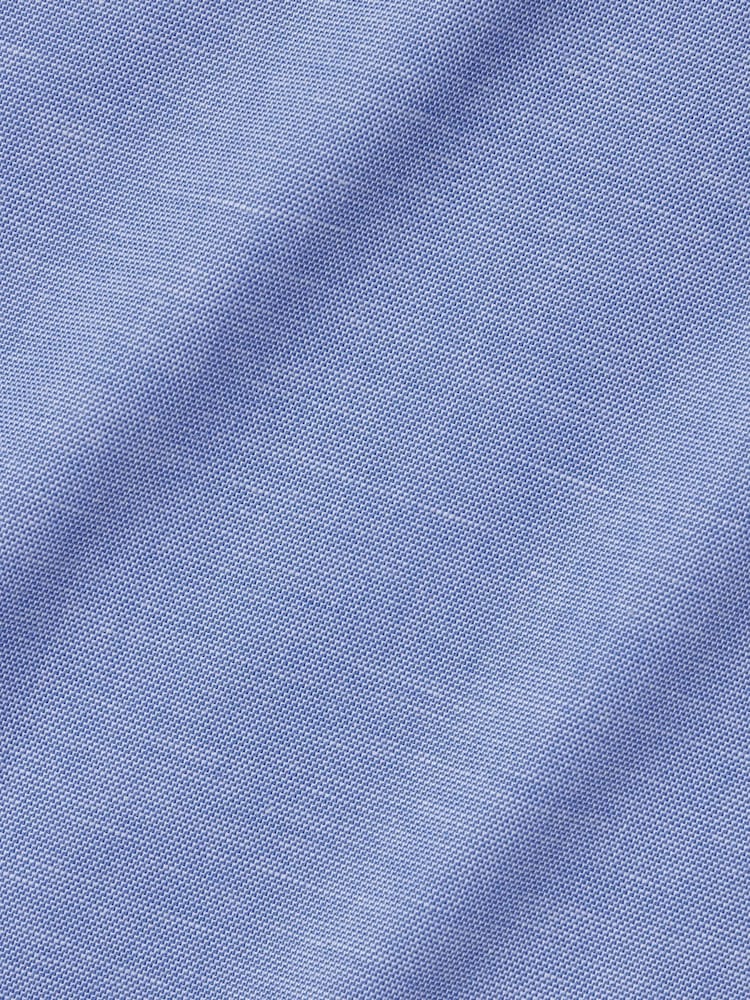 Синий - Charles Tyrwhitt слим фит Нежелезный хлопковый лен рубашки - Image 7 of 7