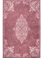 Laurence Llewelyn-Bowen Red Sarabande Washable Flat Weave Rug - Image 3 of 6