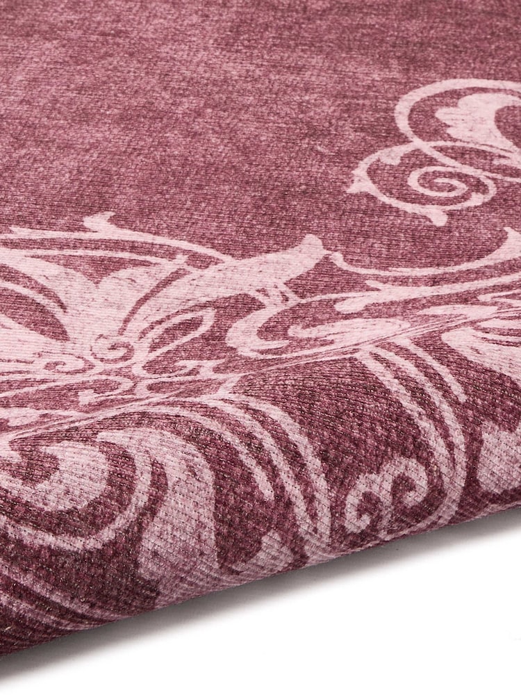 Laurence Llewelyn-Bowen Red Sarabande Washable Flat Weave Rug - Image 6 of 6
