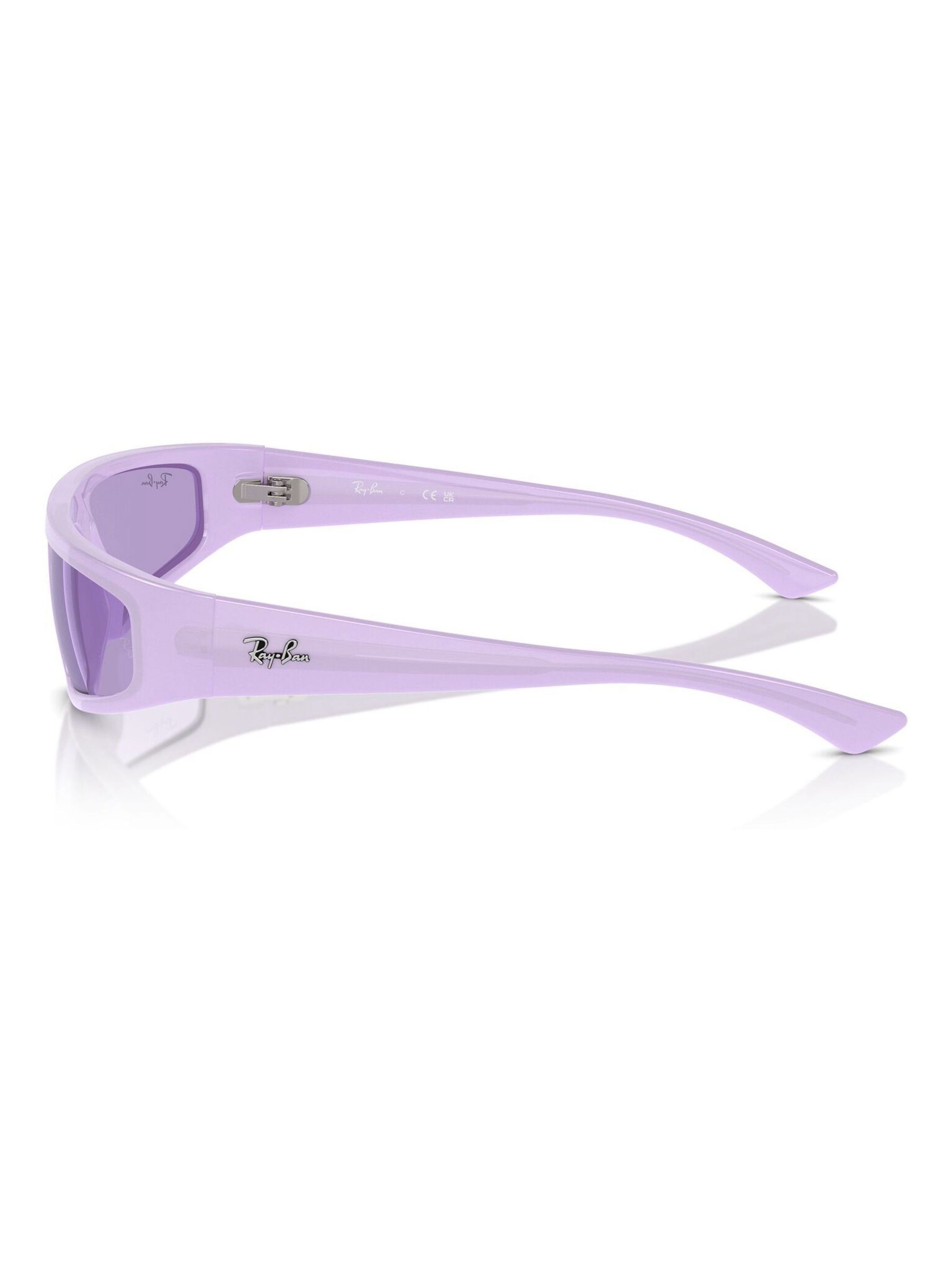 Buy Ray-Ban Purple Izaz Rb4432 Irregular Sunglasses from the