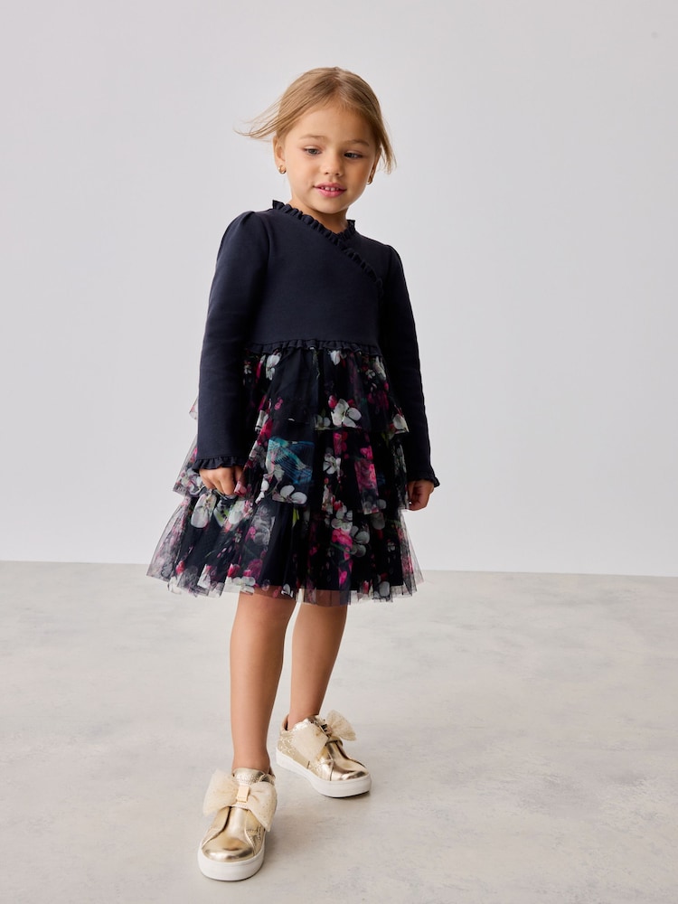 Baker by Ted Baker Wrap Tulle Dress - Image 2 of 9