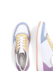 Rieker Womens Zipper White Trainers - Image 5 of 9