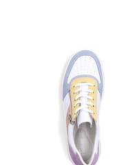 Rieker Womens Zipper White Trainers - Image 6 of 9