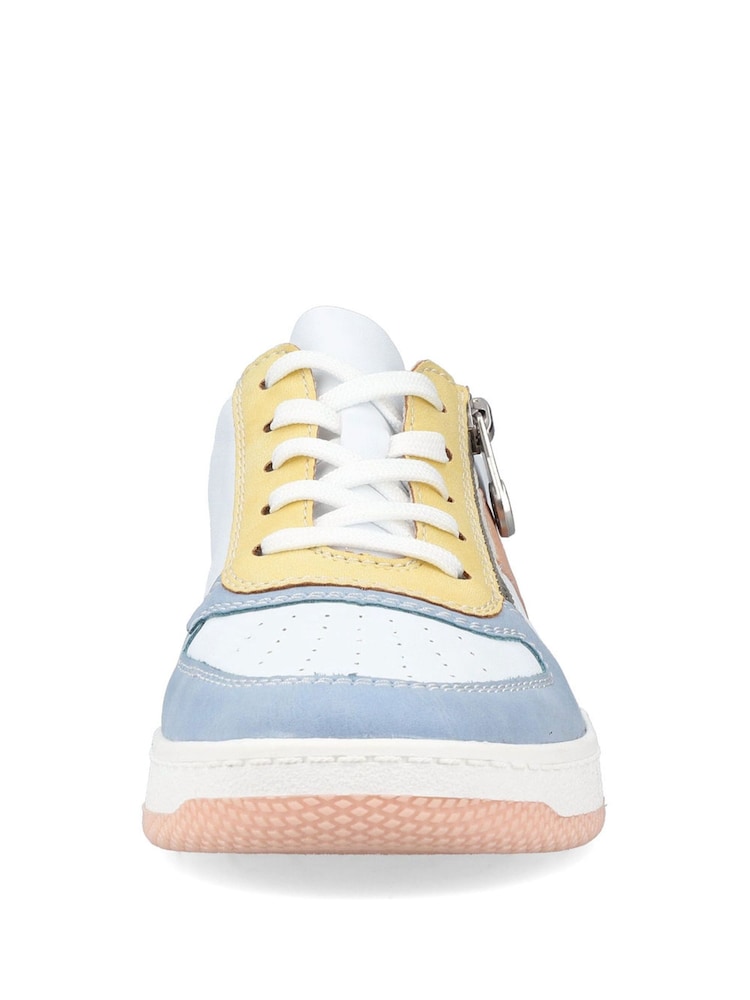 Rieker Womens Zipper White Trainers - Image 9 of 9