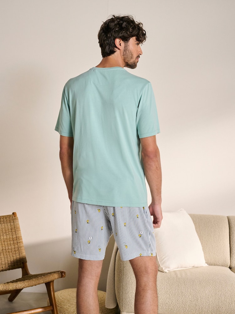 Bande bleue - Ensemble pyjama-court Snoopy - Image 3 of 9