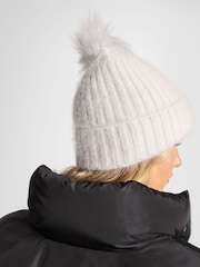 Converse Grey Tonal Pom Beanie - Image 2 of 4