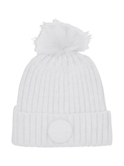 Converse Grey Tonal Pom Beanie - Image 3 of 4