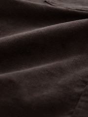 Chocolate Brown Long Sleeve Corduroy Shirt - Image 7 of 7