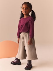 Neutral Wide Corduroy Trousers (3mths-7yrs) - Image 2 of 7