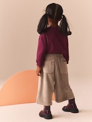 Neutral Wide Corduroy Trousers (3mths-7yrs) - Image 3 of 7