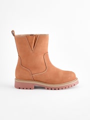 Tan Brown Leather Workboot - Image 2 of 5