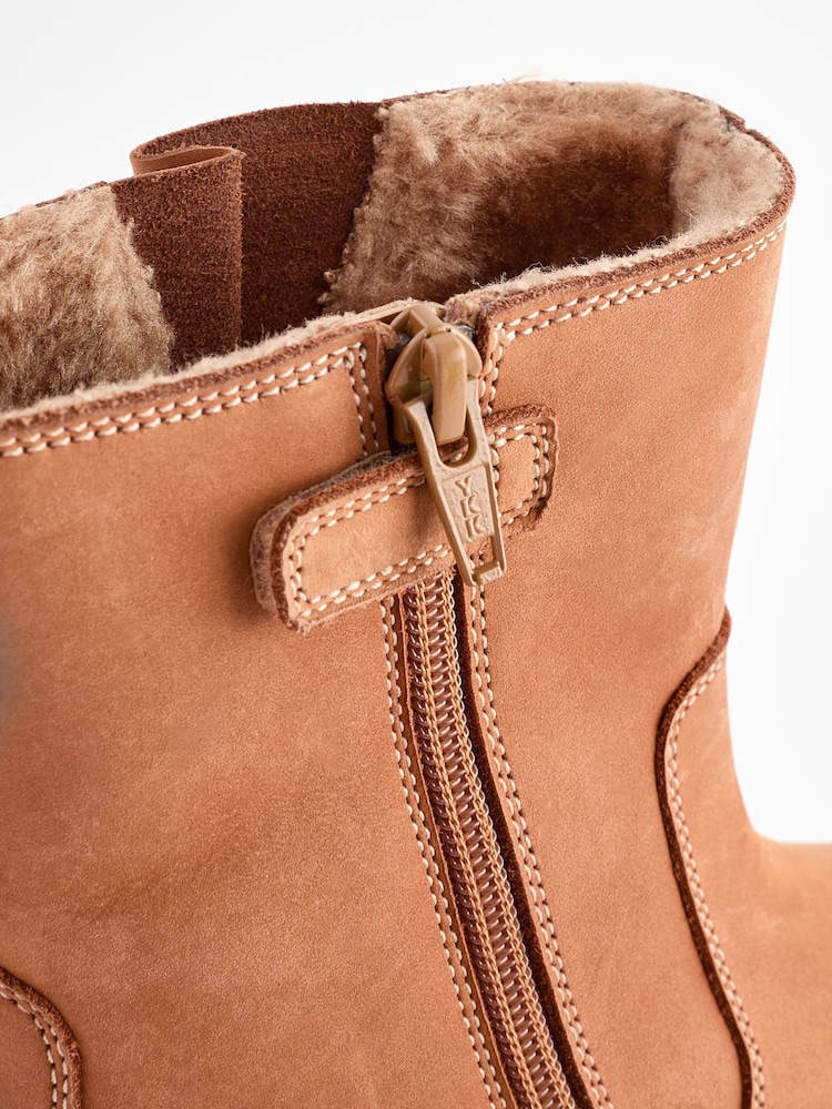 Tan Brown Leather Workboot - Image 5 of 5