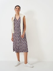 Crew Clothing Pink Sleeveless Jersey Dress - Image 1 of 4