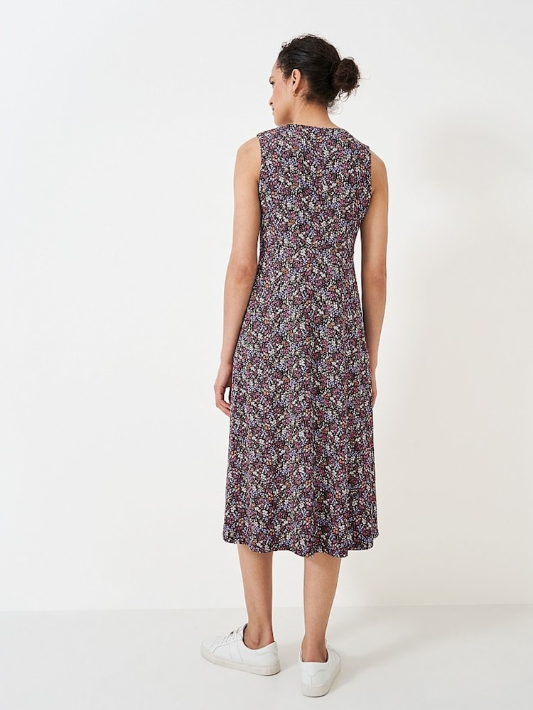 Crew Clothing Pink Sleeveless Jersey Dress - Image 2 of 4