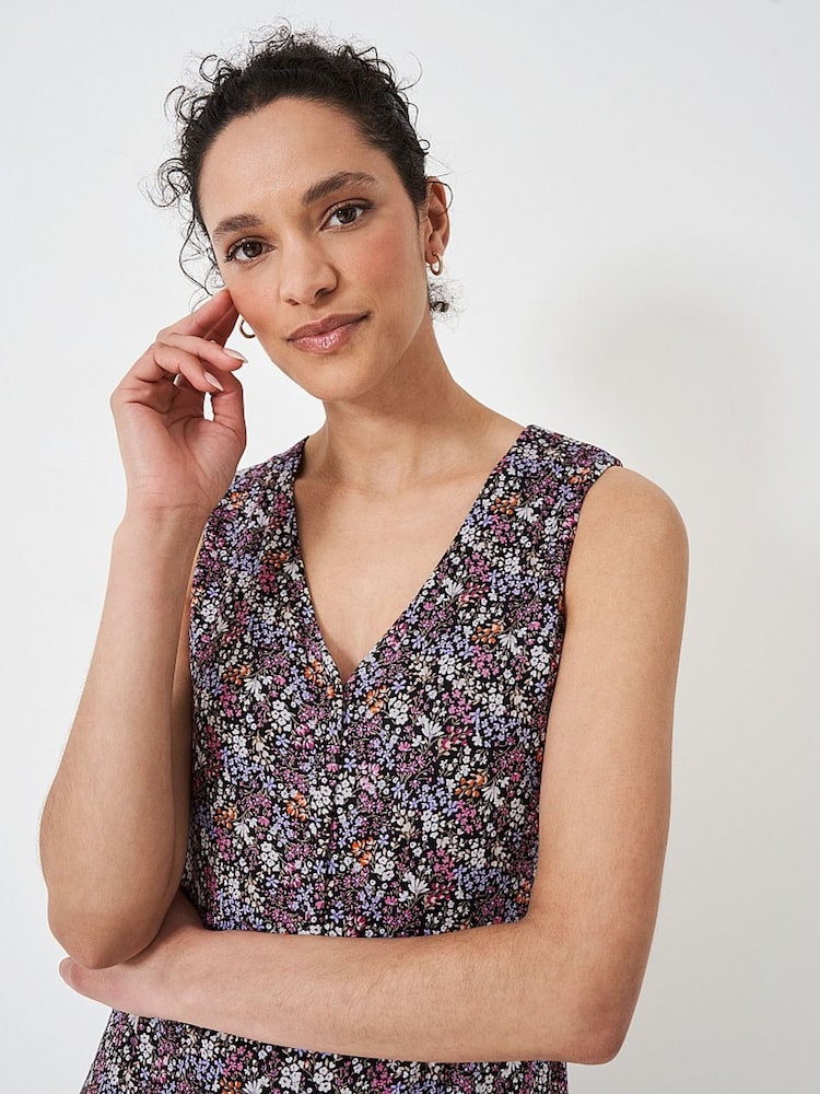 Crew Clothing Pink Sleeveless Jersey Dress - Image 4 of 4