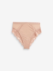 Schwarz/Weiß/Nude - Slips mit Spitzenbesatz, 3er Pack - Image 7 of 8
