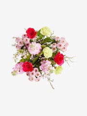 Green/Pink Fresh Flower Letterbox Bouquet - Image 4 of 4
