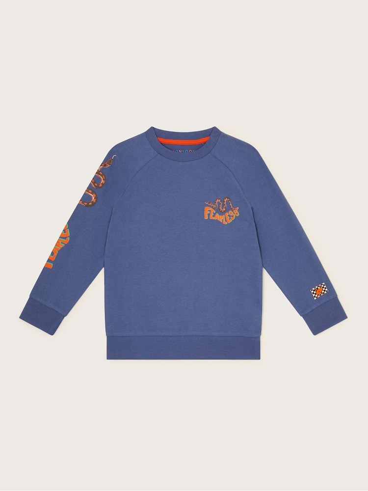 Monsoon Fearless Long Sleeve 100% Cotton T-Shirt - Bild 2 von 4 Monsoon Fearless Long Sleeve 100% Cotton T-Shirt - Bild 2 von 4