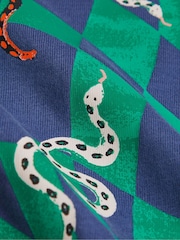 Monsoon Blue Fearless Long Sleeve 100% Cotton T-Shirt - Image 4 of 4