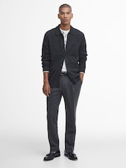 Barbour® Green Marl Filley Knitted 100% Cotton Cardigan - Image 2 of 6