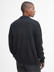 Barbour® Green Marl Filley Knitted 100% Cotton Cardigan - Image 3 of 6