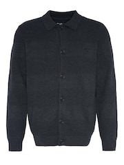 Barbour® Green Marl Filley Knitted 100% Cotton Cardigan - Image 6 of 6