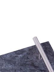 Interiors by Premier Black Marble Tray With Silver Handles - Image 4 of 4