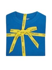 Lyle & Scott Blue Sleepwear Shorts Boys Prince Set - Image 6 of 6