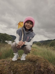 Bright Pink Chunky Rib Beanie Hat (1-16yrs) - Image 1 of 3
