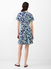 French Connection Blue Benedetta Meadow V-Neck Dress - Image 2 of 4