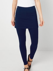 Joe Browns Blue 2-In-1 Essential Skirted Leggings - Image 1 of 3