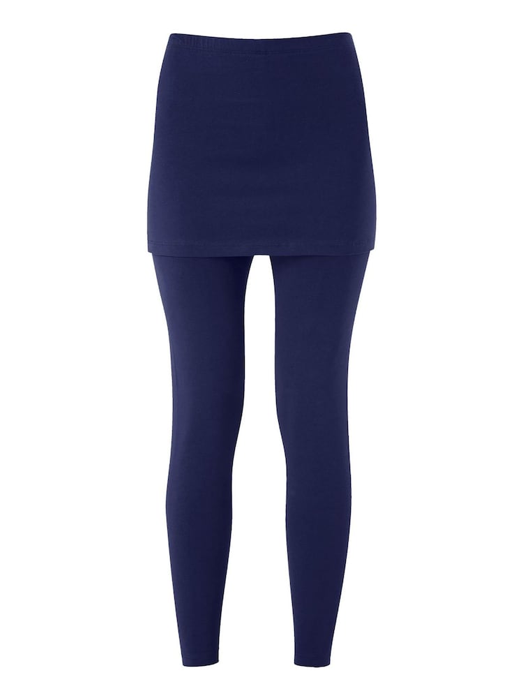 Joe Browns Blue 2-In-1 Essential Skirted Leggings - Image 3 of 3 Joe Browns Blue 2-In-1 Essential Skirted Leggings - Image 3 of 3