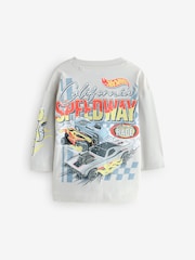 Grey Hot Wheels 100% Cotton Long Sleeves T-Shirt (9mths-8yrs) - Image 2 of 4