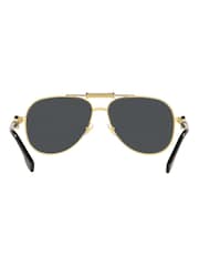 Versace Gold Ve2236 Pilot Sunglasses - Image 4 of 9