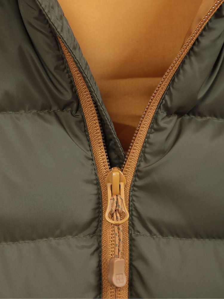 Mountain Warehouse Green Seasons Mens Water-Resistant Hooded Padded Gilet - Image 5 of 5