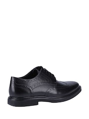 črna - Hush Puppies Kingston gležnjar z luknjičastim vzorcem in vezalkami - Slika 2 iz 3