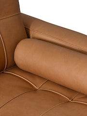 Halo Tan Brown Caufield Leather 3 Seater Sofa - Image 12 of 15