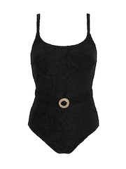 Pour Moi Black Ibiza Tummy Control Swimsuit - Image 3 of 4