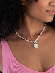 Beaverbrooks Sterling Silver Heart Necklace - Image 2 of 3