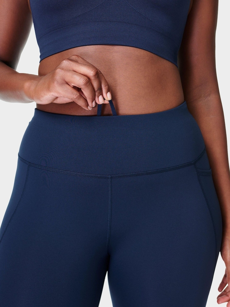 Granatowy - Sweaty Betty Power 7/8 Workout Leggings - Image 5 of 10
